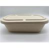 Buy cheap 850ML Sugarcane Takeaway Biodegradable Salad Boxes from wholesalers