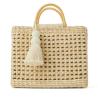 Buy cheap Large Capacity Beach Handbags Rattan Handmade Kintted Travel Bags Handle Bag from wholesalers