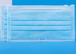 Blue Disposable Protective Equipment 3 Ply Disposable Surgical Mask