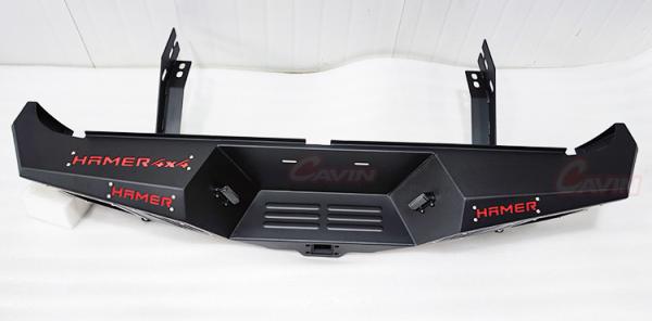 Buy cheap ODM Heavy Duty Offroad Rear Bumper Steel For Jeep JT D-Rings LED Lights from wholesalers