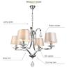 Buy cheap Contemporary metal chandelier with K9 crystal ball for hotel lighting (WH-MI-21) from wholesalers