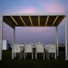 Buy cheap Aluminum Metal Roof Gazebo Louver Flip Aluminium Pergola With Sides from wholesalers