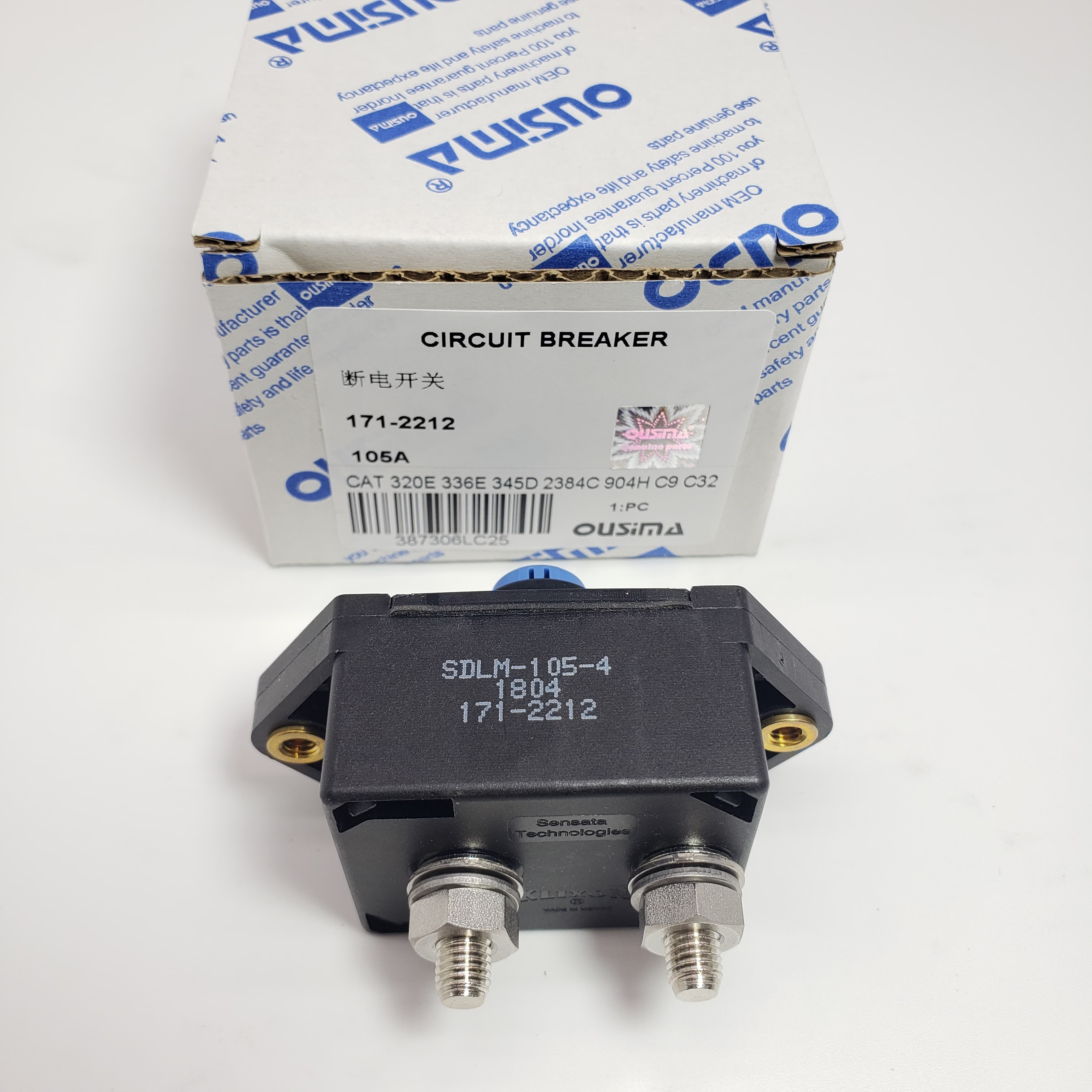 171-2212 1712212 105A Circuit Breaker For CAT 320E 345D 336E 349D 906 908 C9.3 C15