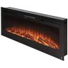 Buy cheap Electric Fireplace Heater 36 Inch with 9 Colors Flame and Overheating Protected Yes from wholesalers