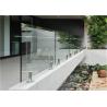 Buy cheap CE Approved Tempered Frameless Glass Railing With Stainless Steel Spigots from wholesalers