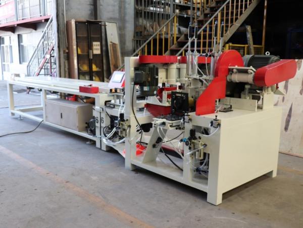 Buy cheap Automatic Foot Block Machine, Foot Pier Machine, Wooden Pallet Block Nailing Machine from wholesalers