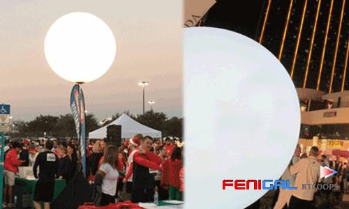 Buy cheap 800W Inflatable LED Light Balloon With Tripod Powerful Outdoor Advertising from wholesalers