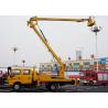 Buy cheap Telescopic Type Aerial Lift Platform Truck / Truck Mounted Boom Lift Vehicle from wholesalers