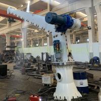 Buy cheap Offshore 8T Electrical 15M Deck Fixed Boom Crane product