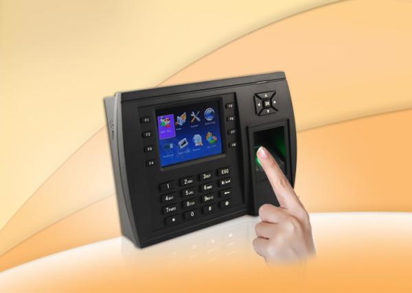 Buy cheap 3.5" TFT Fingerprint Time Attendance System Biometric Fingerprint Reader With TCP / IP from wholesalers
