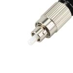 Round FTTH SMA Metal FC Bare Fiber Optic Coupler Ceramic sleeve