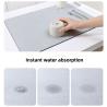 Buy cheap 30*40cm Heat Resistant Customized Logo Acceptable Kitchen Countertop Dish Drying Pad from wholesalers