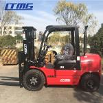 4.5m Triple Mast 2.5 Ton Diesel Forklift Truck With Side Shift Railway Station