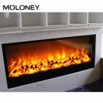 240V LED Burning Flame Freestanding Electric Fireplace Indoor Room Decoration