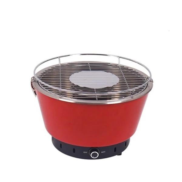 Buy cheap 35X24.5CM Portable Outdoor Red Metal Steel Charcoal BBQ Grill With Adjustable Ventilation from wholesalers