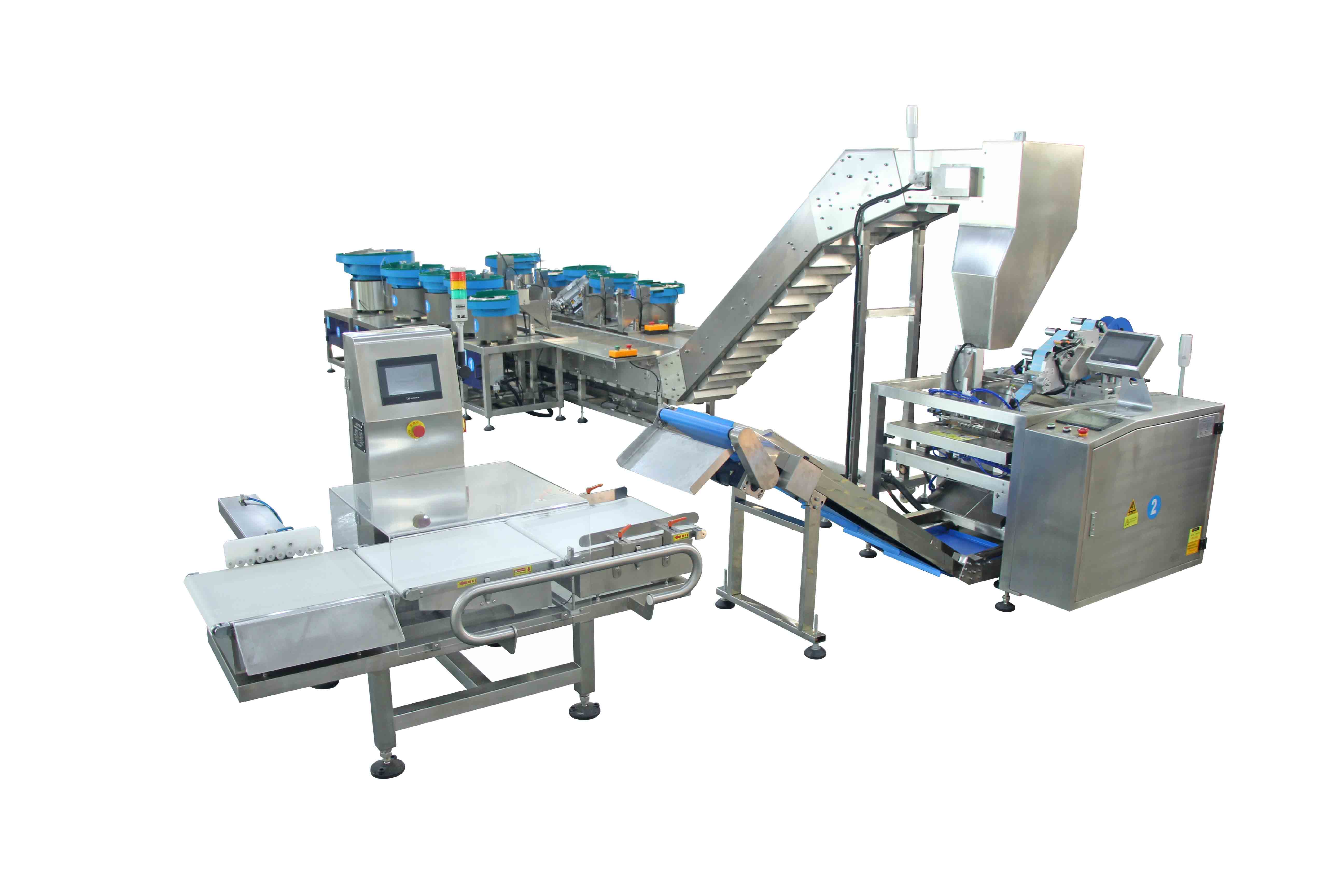 High Precision Equipment Pva Film Sachet Pouch Multi - disc Screw Hardware Plastic Bags Rotary Bucket Type Packing Machine