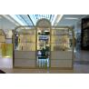 Buy cheap Shopping Mall / Store Makeup Display Stands Large Cosmetic Display Shelving Unit from wholesalers