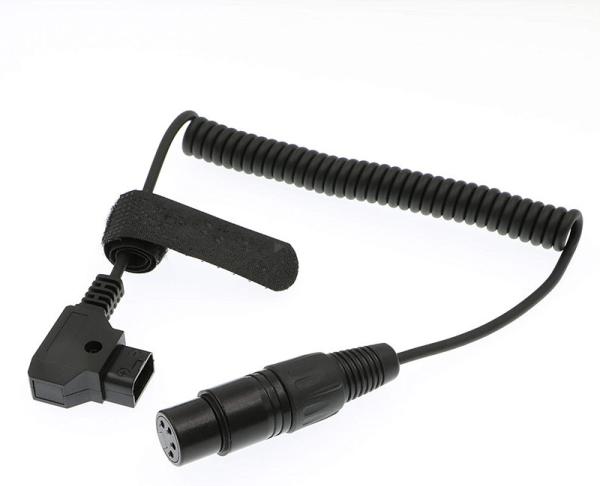 Buy cheap XLR 4 Pin Female To D Tap Coiled Power Cable For Practilite 602 DSLR Camcorder Sony F55 SXS Camera from wholesalers