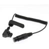 Buy cheap XLR 4 Pin Female To D Tap Coiled Power Cable For Practilite 602 DSLR Camcorder Sony F55 SXS Camera from wholesalers