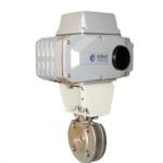 Normal Temperature SS Ball Valve Flange Connection Electric Short Ball Valve