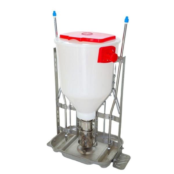 Buy cheap Husbandry Livestock Feeding Equipment Plastic Piglet Feed Trough 80L 100L from wholesalers