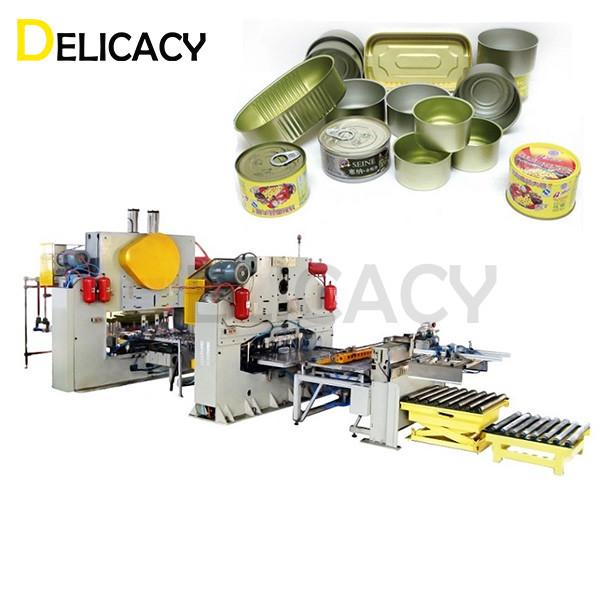 Buy cheap 380V Tin Can Production Line 2 Piece Canned Fish Tomato Paste Bean Tin Can Body Making Punch Press Machine from wholesalers