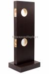 Veneering Wood 2 Pieces Door Lock Display Stands For Home Decoration Products