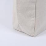 2017 Promotional Custom Printed Eco 100% Canvas White Recycle Cotton Bag Tote