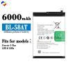 Buy cheap 6000mAh Mobile Phone Battery for Tecno BL-58AT Rechargeable and Long-Lasting from wholesalers