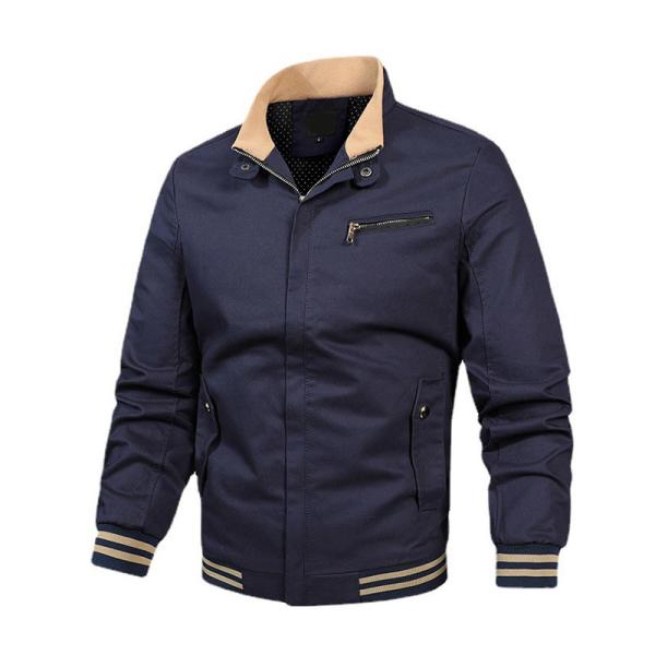 Buy cheap Oem Factory Manufacturer Custom Logo Windbreaker Fabric Autumn Ultra Cotton Jacket For Men from wholesalers