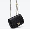 Buy cheap Mini Female Crossbody Bag 20cm Black Purse With Gold Chain from wholesalers