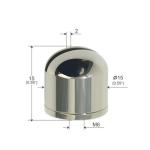 Wire Rope Ceiling Parts Stainless Steel Hemispherical With Groove YW86247