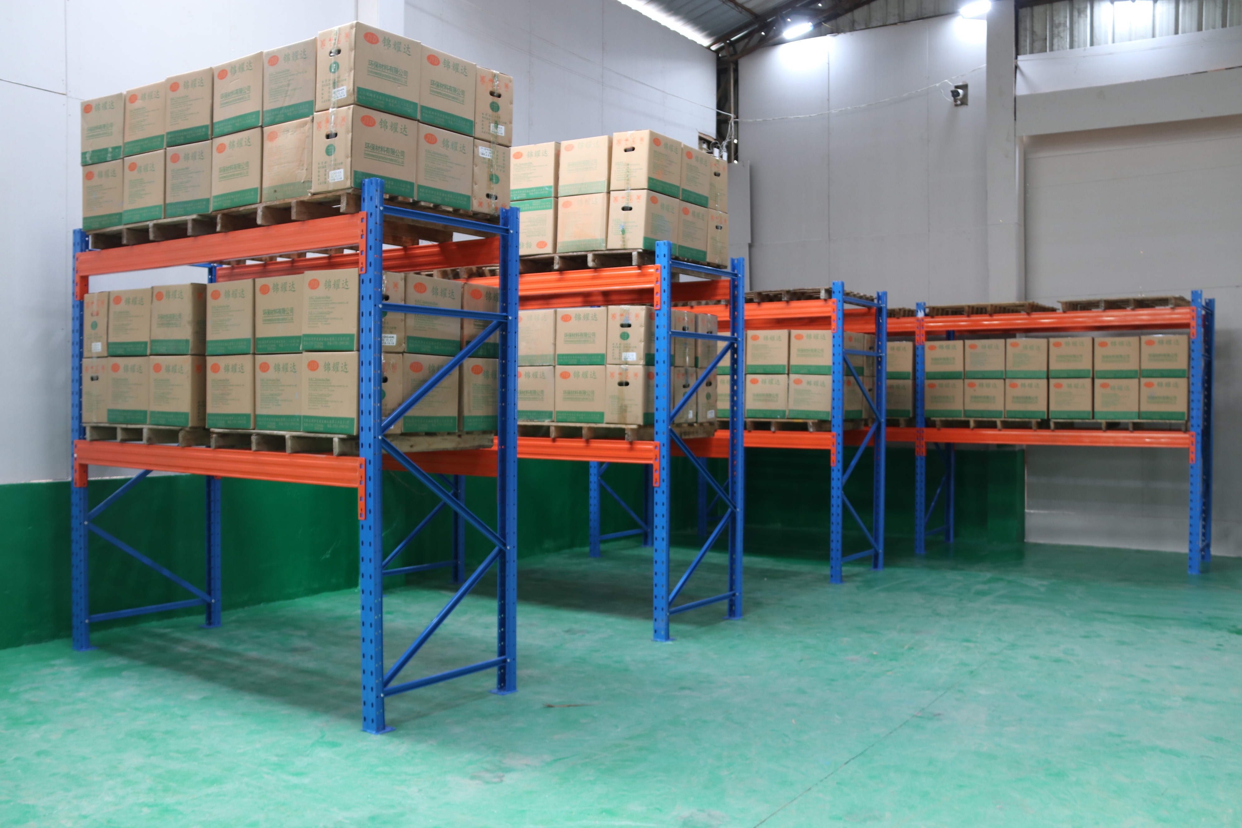 Storage Steel Selective Warehouse Industrial Single Pallet Rack