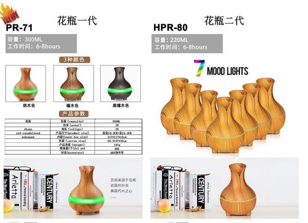 Mini USB LED Aroma Crystal night light humidifier,ultrasonic Aromatherapy