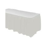 Non Toxic Disposable Plastic Table Skirts For Trade Show / Commercial Affairs
