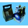 Buy cheap Corrugated 4 Bottle Cardboard Wine Carrier Flexographic Printing Matt Lamination from wholesalers