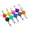 Buy cheap Deyi Round Retractable Badge Reel Colorful Badge Holder Retractable Clip Nurse Teacher Office Supplies from wholesalers