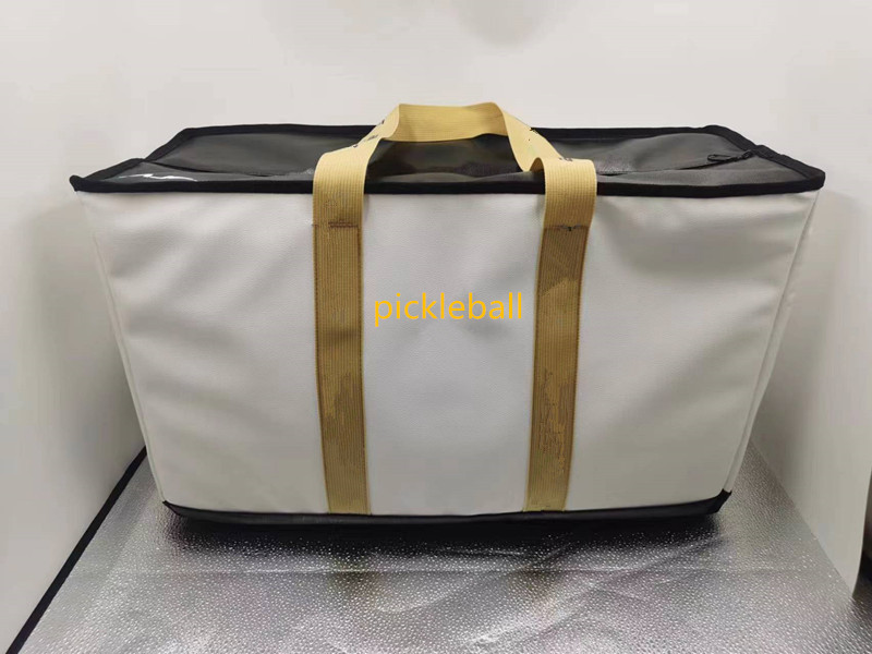 Leather Padel Pickleball Racket Bag Duffel Bag With Inner Ball Pocket