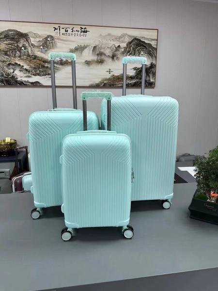 Buy cheap Manufacturer Custom Spinner 4 Wheels PP Trolley Travel Suitcases Luggage from wholesalers