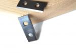 Silver Color Woodworking Carbide Inserts Blade TCT Reversible Planer Knives