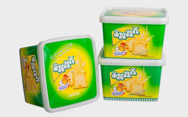 Buy cheap 750ml Biscuit Food Disposable Plastic Containers Eco-Friendly Europe Pack from wholesalers