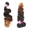 Buy cheap Peruvian Loose Wave Ombre Human Hair Extensions 3 Tone Ombre Hair Weave from wholesalers