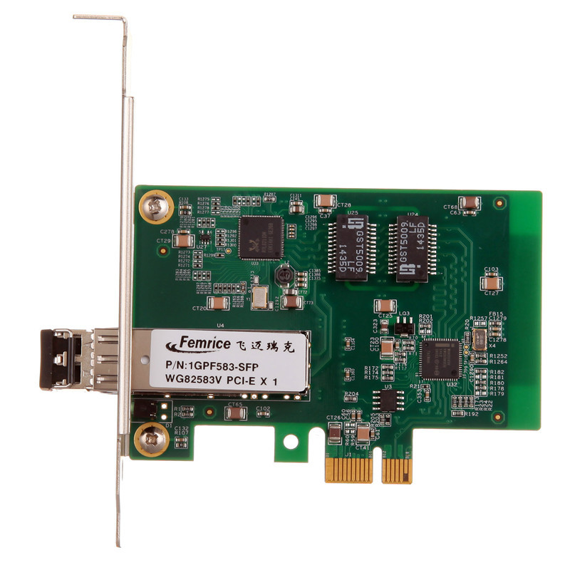 1000Mbps Gigabit Ethernet Desktop Computer Network Adapter 1G PCIex1 Fiber Optic Network Interface Cards