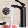Buy cheap Black Wash Basin Hot And Cold Faucet Bathroom Copper Faucet from wholesalers