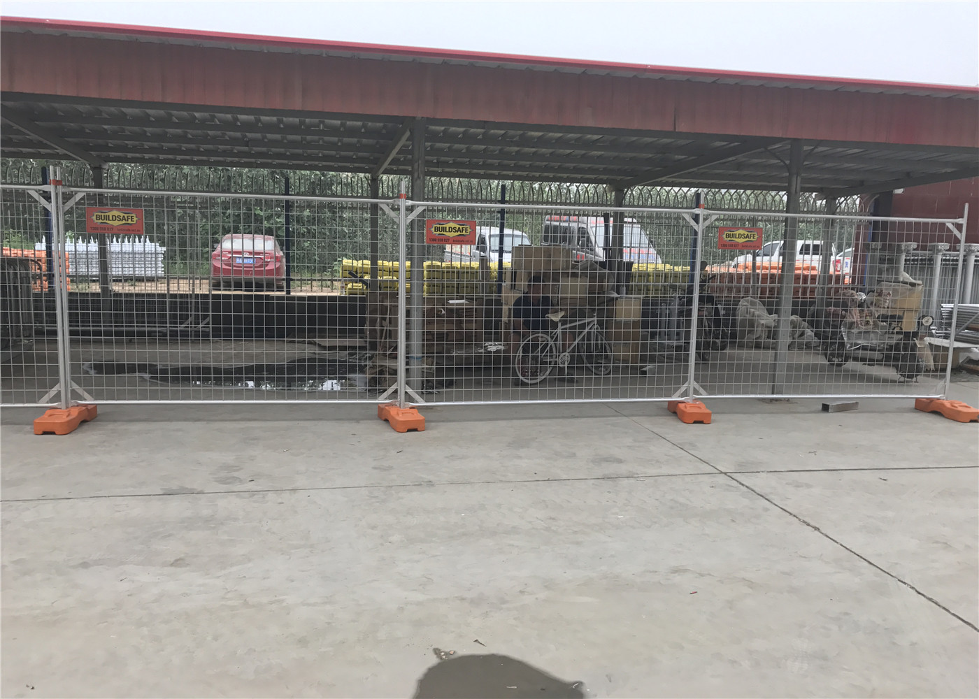 High Strength Galvanized Chain Link Panels Temporary Panel Fence For Commercial