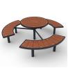 Buy cheap Cheap Outdoor Patio Dining Table Chair Solid Wooden Picnic Table Bench from wholesalers