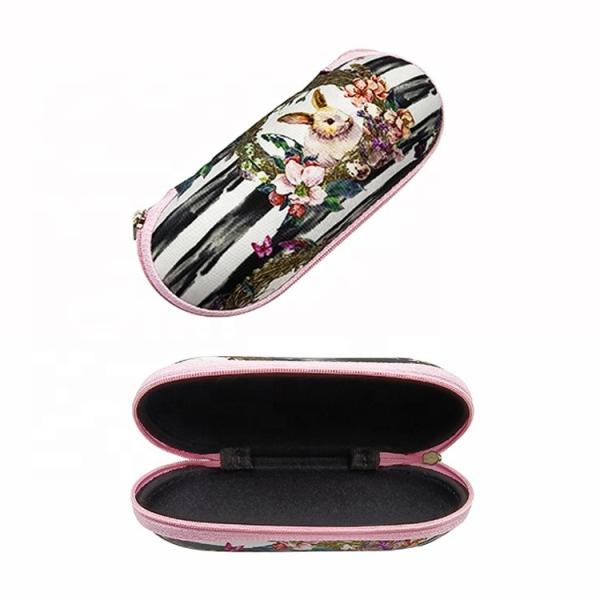 Buy cheap Custom Logo Cartoon Reading Glasses Case Ellipsoid Shape 149*62*52mm from wholesalers