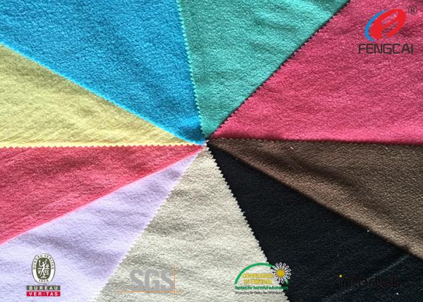 Buy cheap Eco-friendly Printed Brushed Knit Polyester Velvet Fabric Export Orders For Garments from wholesalers