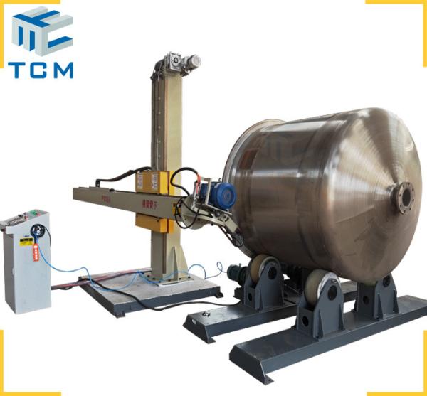 Pressure Vessel Manufacturer Use Automatic Vessel Body Polishing Grinding