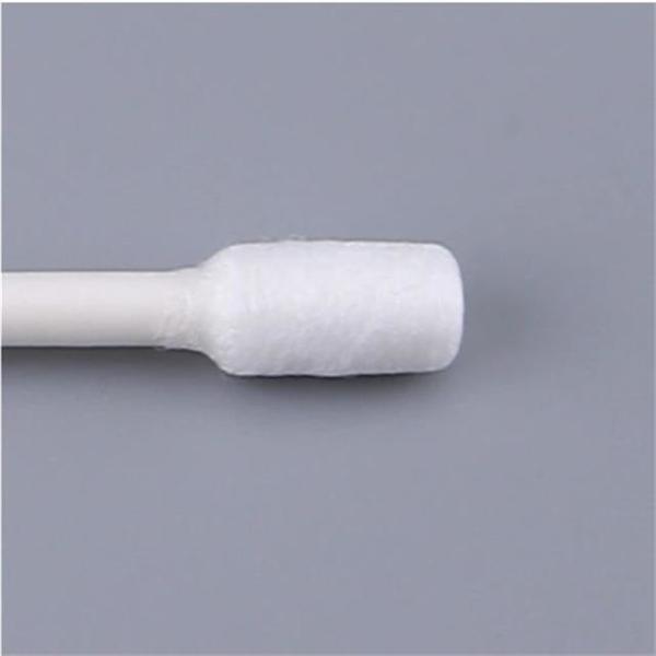Buy cheap Paper Flat Head Long Stem Cotton Swabs White Color 100 % Pure Cotton from wholesalers